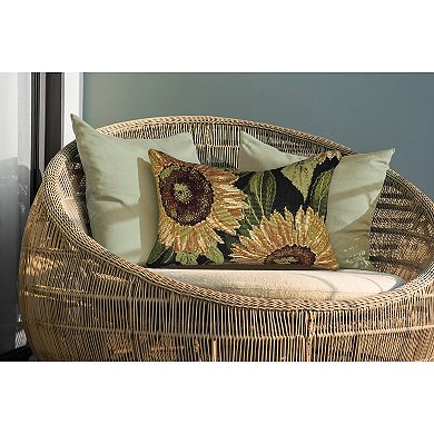 Liora Manne Marina Sunflowers Indoor/Outdoor Pillow