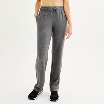 Petite Tek Gear® French Terry Open Hem Pants