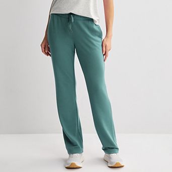 Petite Tek Gear® French Terry Open Hem Pants