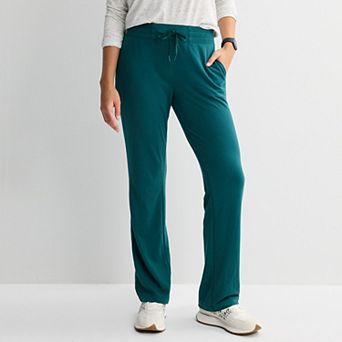 Petite Tek Gear® French Terry Open Hem Pants