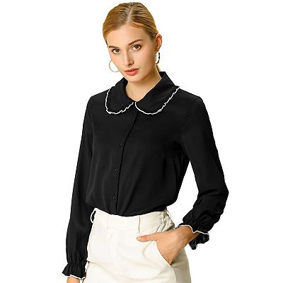美品　TODAYFUL Puritan Collar Blouse ブラック 楽天市場】【即日出荷】TODAYFUL トゥデイフル Puritan Collar