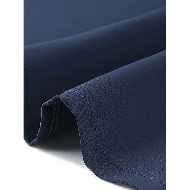 Women's Peter Pan Collar Work Blouse Button Down Shirt