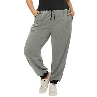 Women's Plus Size Activewear Sport Drawstring Waist Jogger Pant