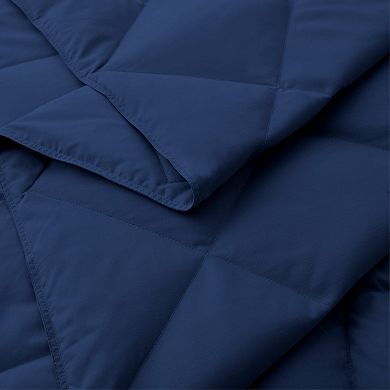 Unikome Lightweight Oversied 75% White Down Blanket for Bed- Down Throw Blanket 50" x 70"