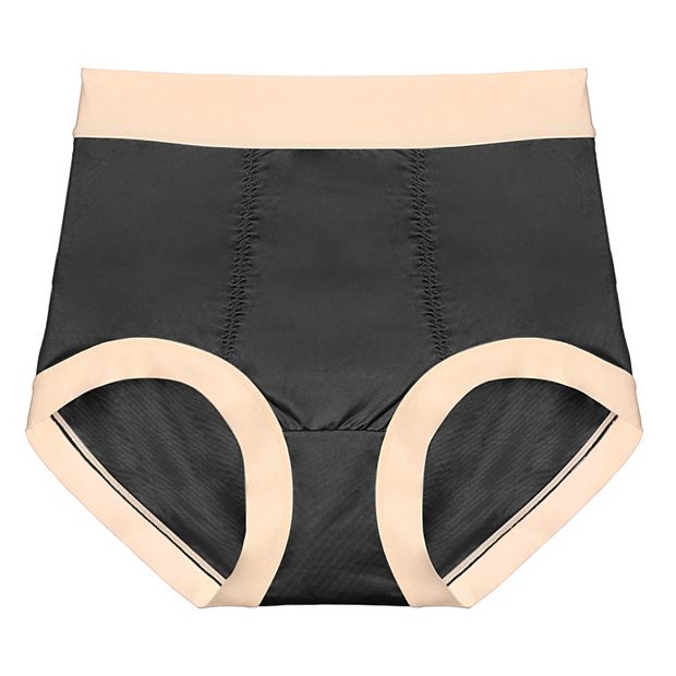 Agnes Orinda Women's Seamless High Rise Laser Cut Brief Comfort Stretchy  Underwear 1 Pack