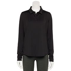 Kohls womens long sleeve cheap polo shirts