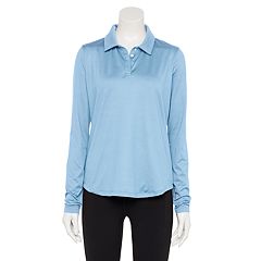 Kohls womens long sleeve polo clearance shirts