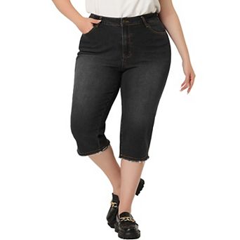 Women's Plus Size Summer Fashion Denim Jean