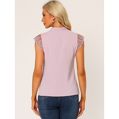 Women's Work Office V Neck Sleeveless Basic Blouse Top