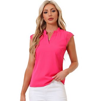 Women's Work Office V Neck Sleeveless Basic Blouse Top