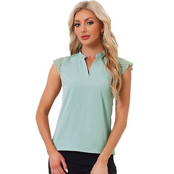 Women's Work Office V Neck Sleeveless Basic Blouse Top