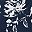 Navy Blue Flower
