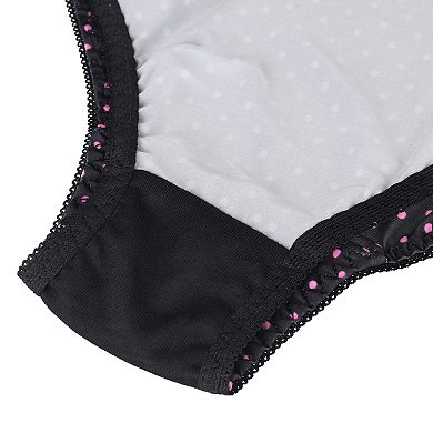 Women's Lingerie Sexy Sets Two Piece Lace Polka Dots Bra and Panty Set Bralette