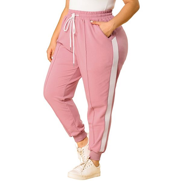 Women's Plus Size Activewear Sport Elastic Waist Skinny Pants