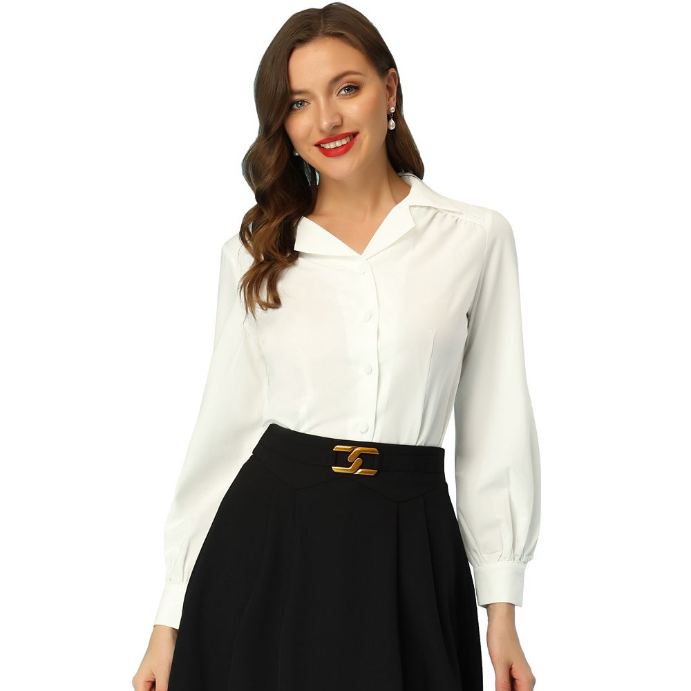 Women’s Long Sleeve Button-Down Blouse