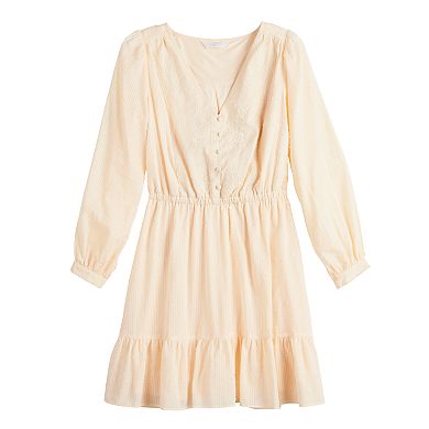 Women's LC Lauren Conrad V-Neck Mini Lace Dress