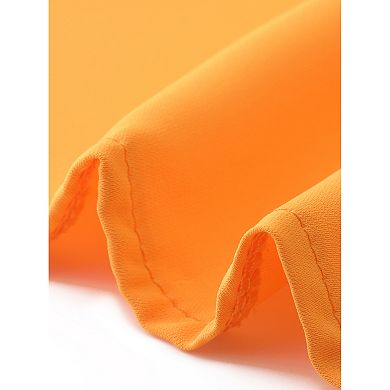 Women's Button Down Shirt Peter Pan Collar Tie Neck Workwear Blouses