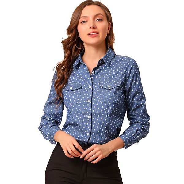 Denim Point Collar - Shirt main image 1