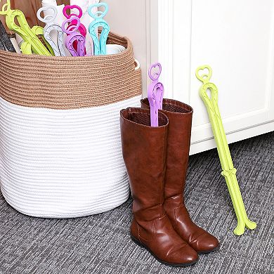 10 Pack Folding Boot Shaper Inserts, Tall Boots Support, Boot Organizer (13 In)