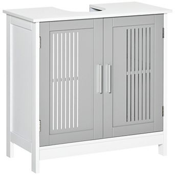 Bathroom Under Sink Cabinet Vanity Unit W/ Adjustable Storage Shelves