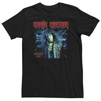 Big & Tall Stranger Things Eddie Munson Thunder Graphic Tee
