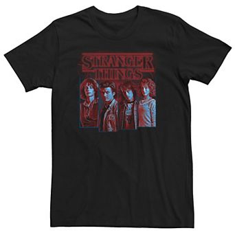 Big & Tall Stranger Things Steve Nancy Eddie Joyce Tee