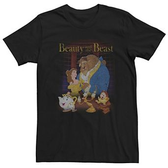 Big & Tall Disney's Beauty And The Beast Distressed Poster Tee