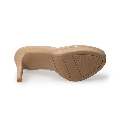 Escarpins Lauren Conrad à Talon Block - Cuir Suédé Noir, Taille US 10, Neuf Sans Boîte