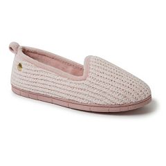 dluxe by dearfoams Women's Carol Slippers - Cream S