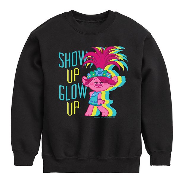 Boys 8-20 DreamWorks Trolls Show Up Glow Up Sweatshirt