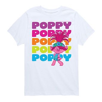 Boys 8-20 DreamWorks Trolls Poppy Stacked Name Tee