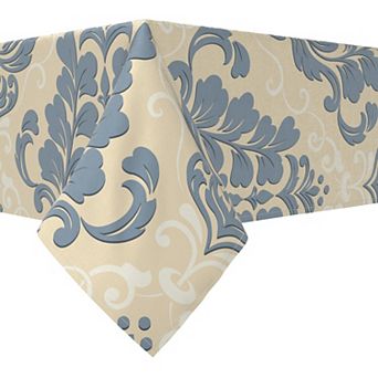 Rectangular Tablecloth, 100% Cotton, 52x104", Floral 171