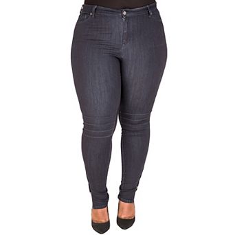 Plus Size Curvy Fit Marley Moto Skinny Jeans
