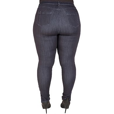 Plus Size Curvy Fit Marley Moto Skinny Jeans