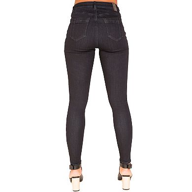 Curvy Fit Marley Moto Skinny Jeans