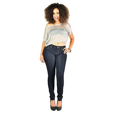 Cece Curvy Fit Fastman Basic Skinny Low-Rise Ankle Jeans