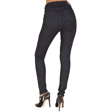 Chanelle Medium Vintage Stone Wash Extra Curvy Fit Skinny Jeans