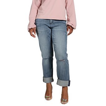 Verla Curvy Fit True Slight Rip Boyfriend Jeans
