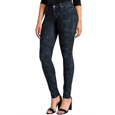 Sheena Curvy Fit Basic Skinny Mid Rise Jeans