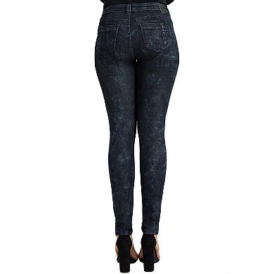 Sheena Curvy Fit Basic Skinny Mid Rise Jeans
