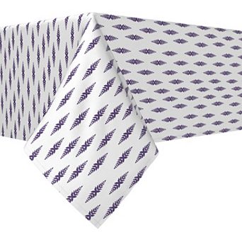 Rectangular Tablecloth, 100% Cotton, 52x84", Boho Design