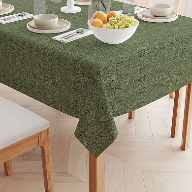 Rectangular Tablecloth, 100% Cotton, 52x120", Floral 83