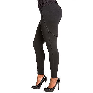 Michelle Moto Legging With Moto Seams & Stitching