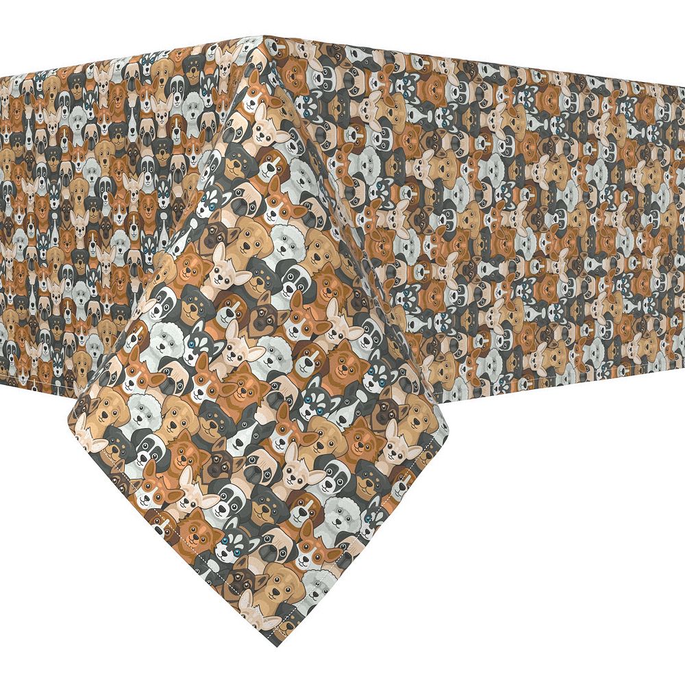Rectangular Tablecloth, 100% Polyester, 60x120