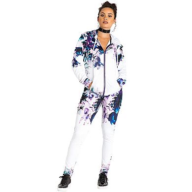 Lena Floral Print Activewear Tracksuit Leggings