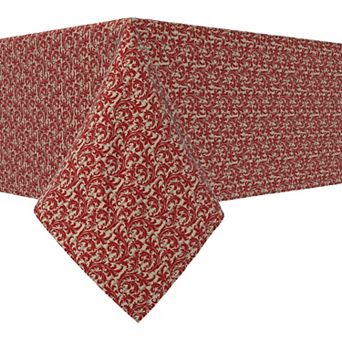Rectangular Tablecloth, 100% Cotton, 60x84", Floral 158
