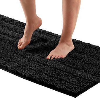 Zulay Kitchen Shaggy Soft Bathroom Rug 17x47"