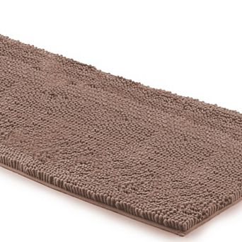 Zulay Kitchen Shaggy Soft Bathroom Rug 17x47"