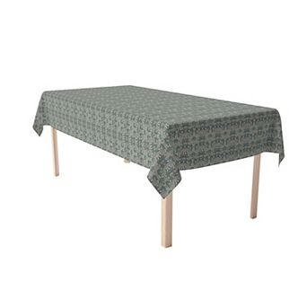 Rectangular Tablecloth, 100% Cotton, 60x104", Floral 49