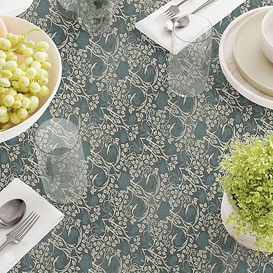 Rectangular Tablecloth, 100% Cotton, 60x104", Floral 49